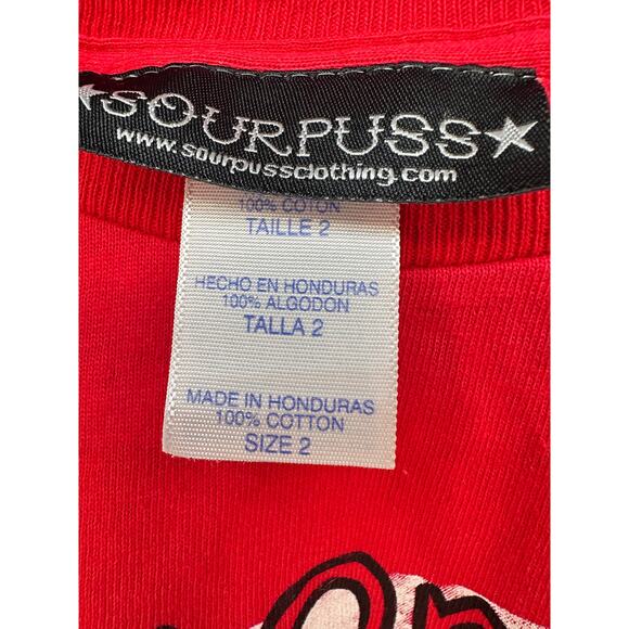 Ramones 1970's Band Tshirt Red Kids Size 2T by SourPuss Rock Retro - Picture 5 of 6